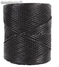 Cuerda rafia 1 cabo negra - rollo de 750 gramos