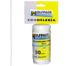 Cuerda Trencilla Polipropileno Blanco (Bobina 50 Metros)