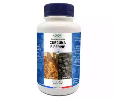 Curcuma Pipérine - 120 gélules