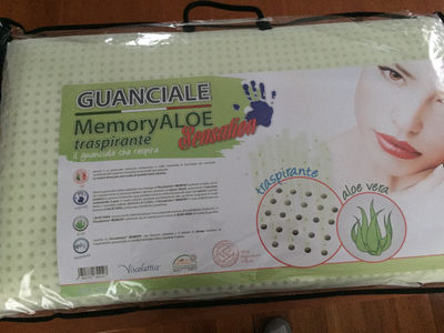 cuscini memory aloe profumato traspirante