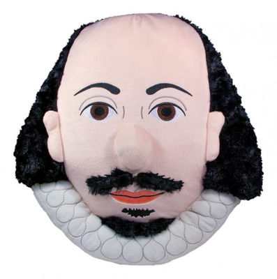 Cuscino tridimensionale a forma di Scrittori famosi William Shakespeare