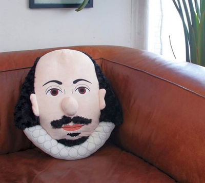 Cuscino tridimensionale a forma di Scrittori famosi William Shakespeare - Foto 2