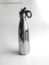 Customizable water bottle fitted with insulated double wall stainless steel Cola