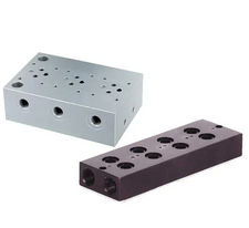 Customized Cnc Machined Aluminum Parts Aluminium Manifold Block For Machining