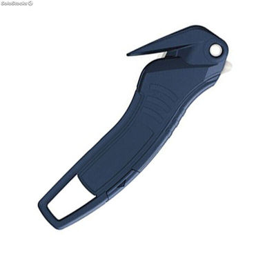 Cúter detectable estándar con cortacintas azul