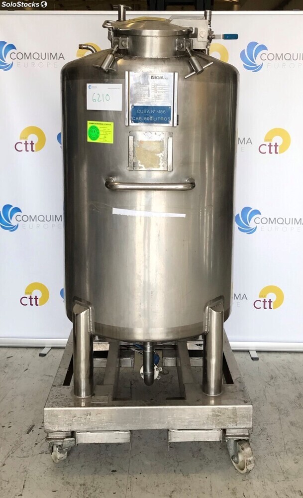 CUVE EN INOX 1000 LITRES D'OCCASION - Comquima Europe, Equipement