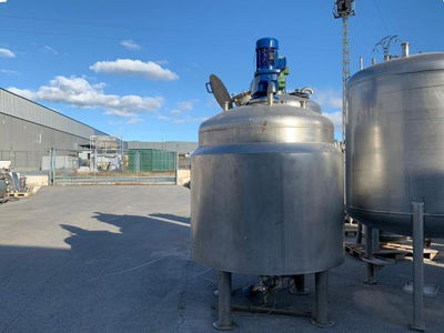 Cuve réacteur 2000 litres avec agitateur MAIVISA - Photo 2