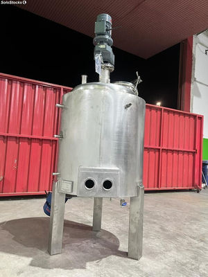 Cuve réacteur 250 litres avec émulsionneur et résistances électriques - Photo 2