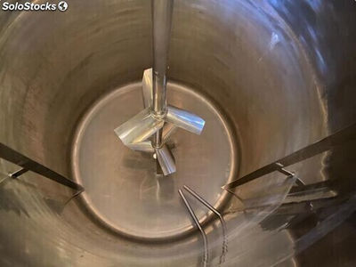 Cuve réacteur de 3 000 litres avec agitateur et double corps 316 - Photo 4