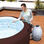 Cuve thermale gonflable avec spa poly rotin Bestway édition limitée - Photo 4