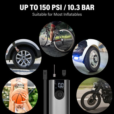 CYCPLUS 2600mAh 150 PSI Type-C, Bomba eléctrica portátil para bicicleta, Mini co - Foto 4