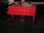Czerwony Fortepian Ibach, długości 185cm - Zdjęcie 2