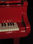 Czerwony Fortepian Ibach, długości 185cm - Zdjęcie 4