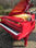 Czerwony Fortepian Ronisch, długości 180cm - Zdjęcie 3