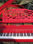 Czerwony Fortepian Ronisch, długości 180cm - Zdjęcie 4