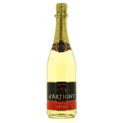 D&amp;#39;Artigny Cocktail sans alcool royal pêche : la bouteille de 75 cl - Photo 2