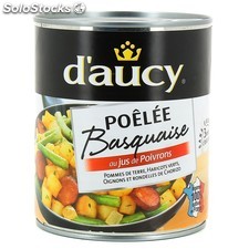 D&#39;Aucy Plat cuisiné poêlée Basquaise la boite de 580 g