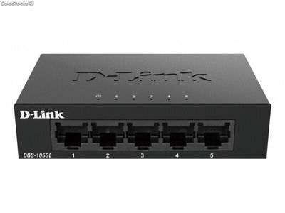 D-Link 5 Port Gigabit Unmanaged Desktop Switch DGS-105GL/E