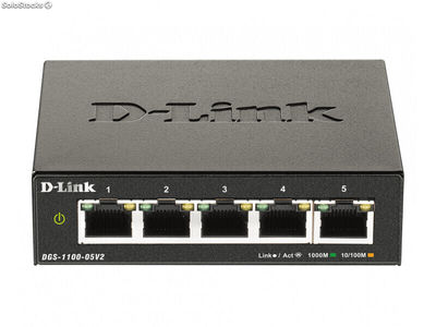 d-Link 5 Port Smart Managed Switch dgs-1100-05V2/e