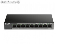 D-Link Fast Ethernet PoE Unmanaged Surveillance Switch DSS-100E-9P