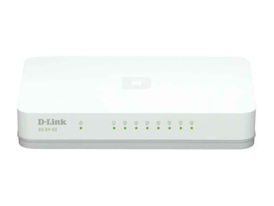 D-Link Nicht verwalteter Gigabit Ethernet (10/100/1000) Weiß Netzwerk-Switch