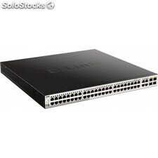 d-Link Web Smart Switch, 48-Port 10/100/1000BaseT PoE