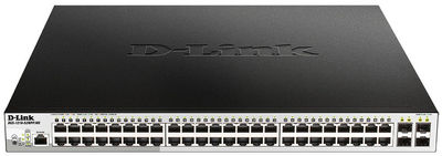 d-Link Web Smart Switch, 48-Port 10/100/1000BaseT PoE 740W