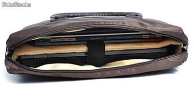 Damska kobieca torebka torba do laptopa laptop oraz netbooka - LAPTOPKA - CHOCO - Zdjęcie 2