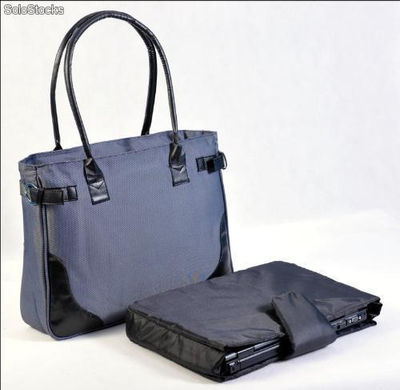 Damska kobieca torebka torba do laptopa laptop oraz netbooka - LAPTOPKA - MOCCA