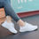 Damskie buty sportowe HIT Lato 2020 - białe - Zdjęcie 4