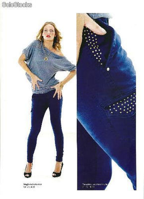 Damskie jeansy i spodnie włoskie - Zdjęcie 2