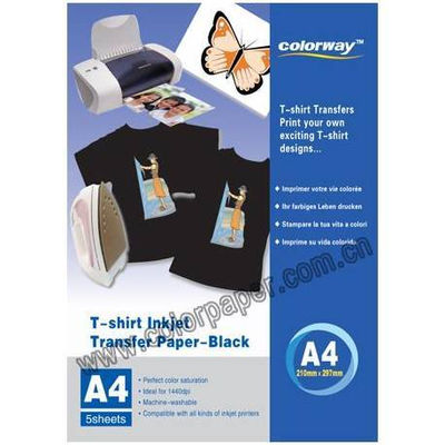 Dark t shirt transfer paper 120g m2 a4 5 hojas
