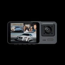 Dash Cam 2.0 inch Screen with built-in Front&amp;Rear&amp;Interior Car Camera