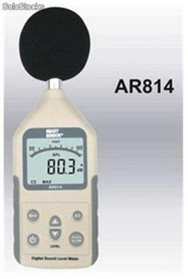 Decibelimetro digital / Medidor de nível de som (de: 30db a 130db)Ar-814 - Foto 3
