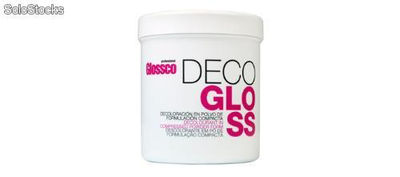 Decolorante / decoloración en polvo azul compacta Glossco 1 Kg. Decogloss