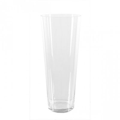 Decoración gigante vidrio - vaso 25,5x70 cm transparente cristal