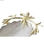 Dekoracja na Stół DKD Home Decor Złoty Srebrzysty Ptak 45 x 23 x 11 cm - 3