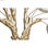 Dekoracja ścienna DKD Home Decor Brązowy Beżowy Złoty Drzewo 100 x 6,4 x 97,8 cm - 3