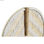Dekoracja ścienna DKD Home Decor Brązowy Biały Wentylator Bambus (27 x 2 x 64 cm - 2