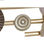 Dekoracja ścienna DKD Home Decor Lustro Beżowy Złoty Metal Koła (124,5 x 5,7 x 6 - 3
