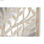 Dekoracja ścienna DKD Home Decor Lustro Drzewo Biały Drewno MDF (45 x 2,5 x 65 c - 2