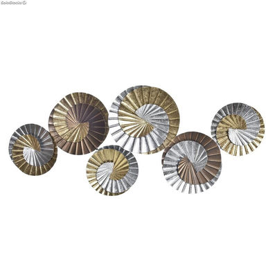 Dekoracja ścienna DKD Home Decor Metal Wielokolorowy Orientalny Spirale (104 x 4