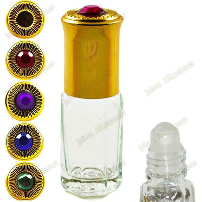 Dekorative glas - roll-on - 3 ml - goldene spitzen mit diamant