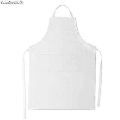 Delantal de cocina ajustable blanco MIMO8441-06
