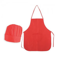 Delantal y gorro chef infantil