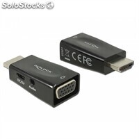 Delock Adaptador HDMI-A macho VGA hembra-audio