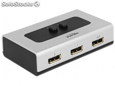 Delock Switch 2-port Displayport 1.1 manuell - 87668