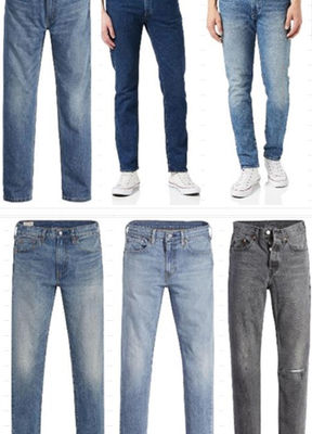 Denim clothing for men and women, Jeans brand Levis, NEW!