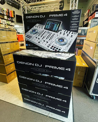 Denon DJ PRIME 4+ 4-Deck Touchscreen Standalone DJ Controller + DJ Case - Foto 5
