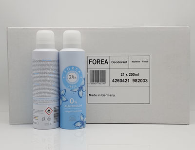 Deodorant Women Fresh, 200ml - Made in Germany - Forea